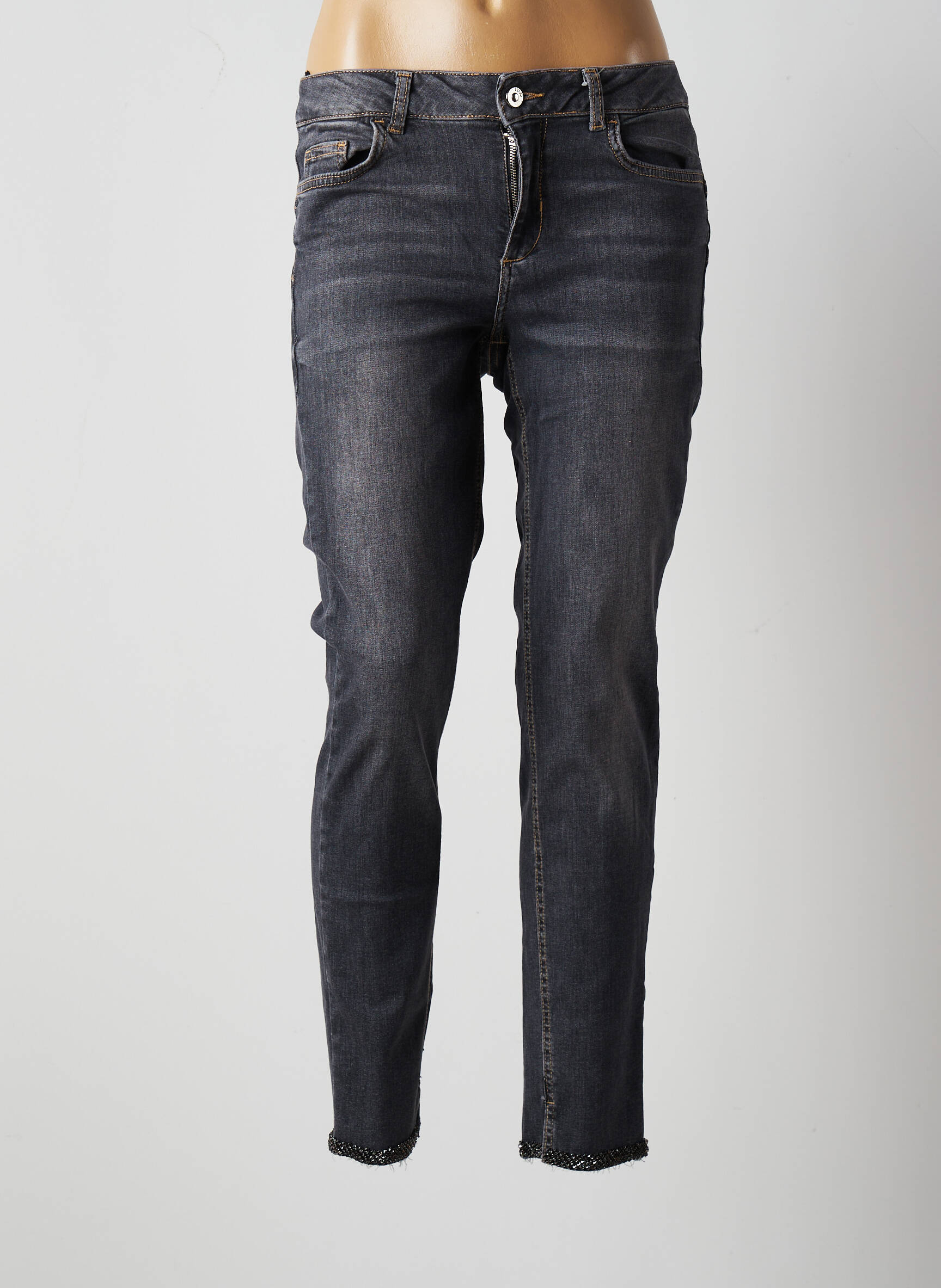 Liu Jo Jeans Skinny Femme couleur gris