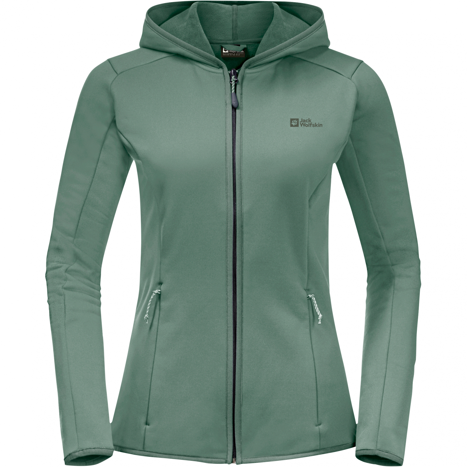 Jack Wolfskin Damen Jacke Baiselberg Hooded Fz (picnic green)