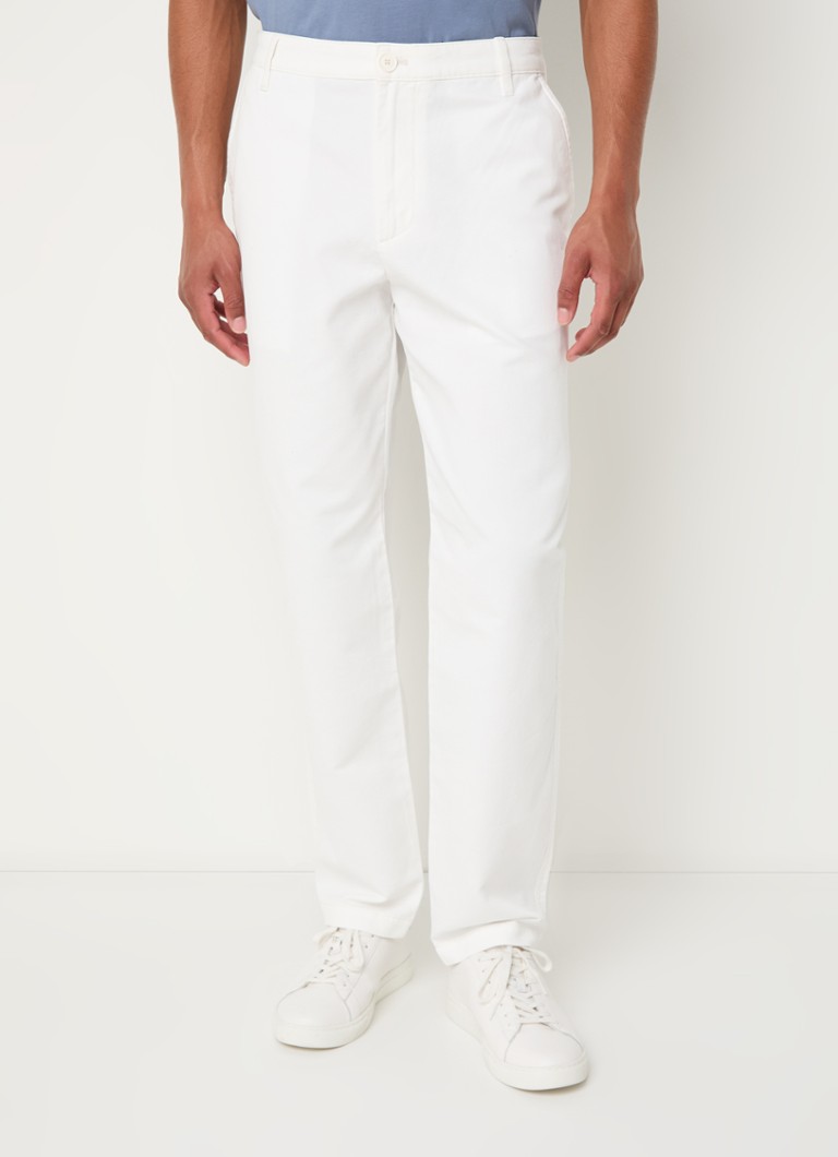 Pantaloni chino Armani Exchange cu croială dreaptă și buzunare laterale