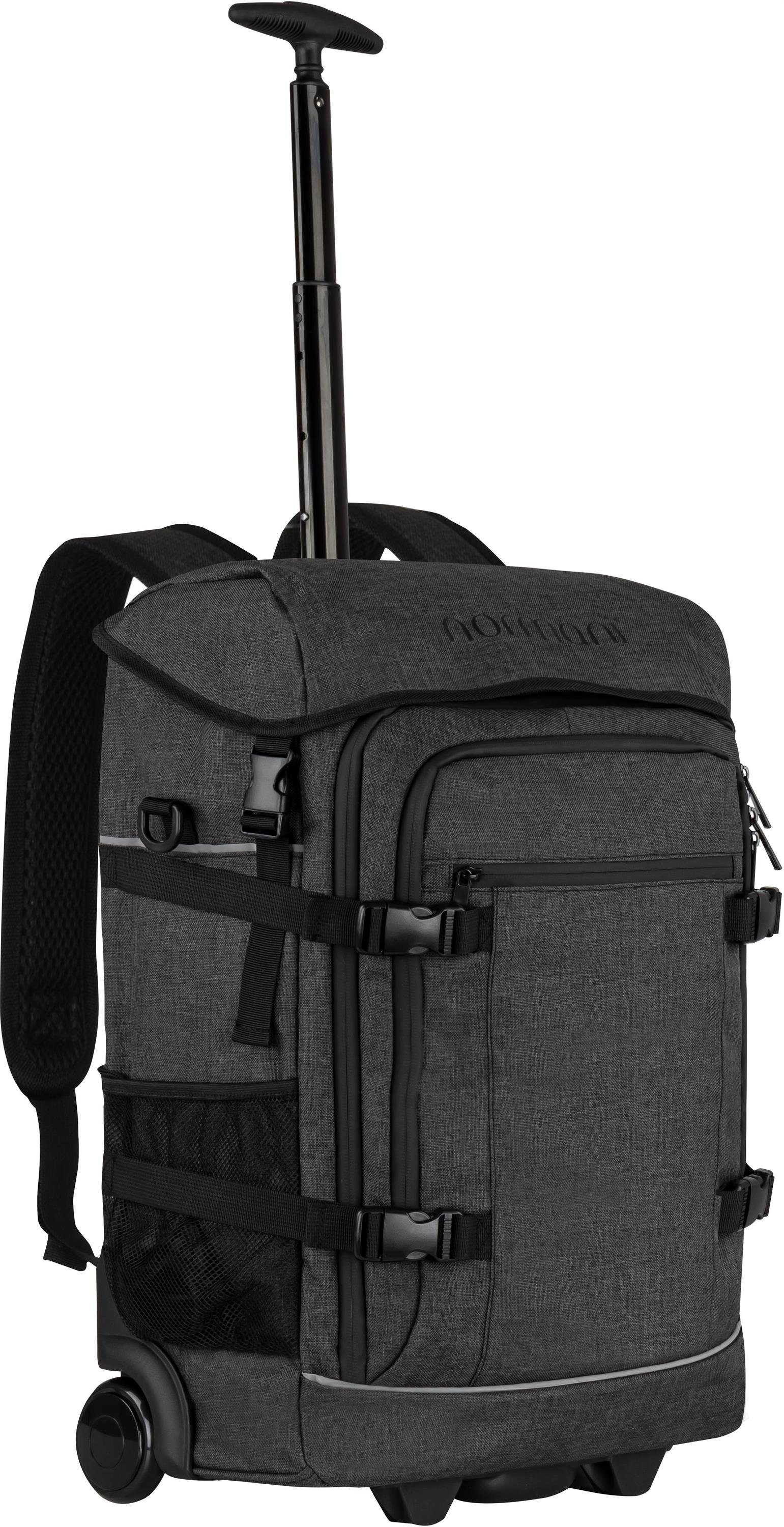 normani Reisetasche Rucksack-Trolley Handgepäck Nara, Reisetasche 3-in-1 in Handgepäckgröße