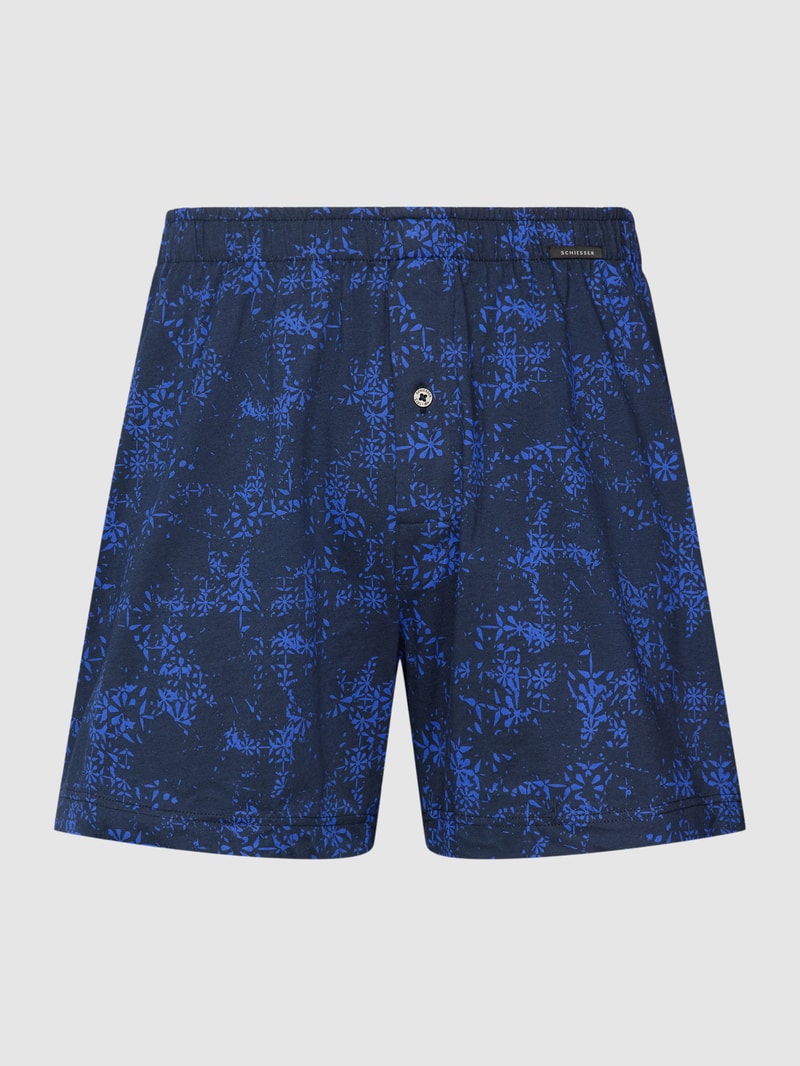Boxershorts mit Label-Detail im 2er-Pack in dunkelblau