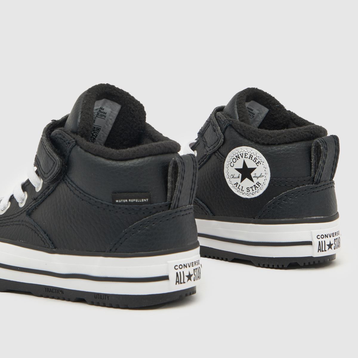 Črno-beli športni copati Converse All Star Malden za malčke