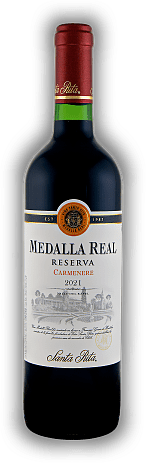 Santa Rita, Carmenere, Medalla Real Reserva, 2021, Valle Colchagua  Santa Rita, Carmenere, Medalla Real Reserva, 2021, Valle Colchagua   Jahrgang 2021 - 0,75	 Liter - Vol 13,5%