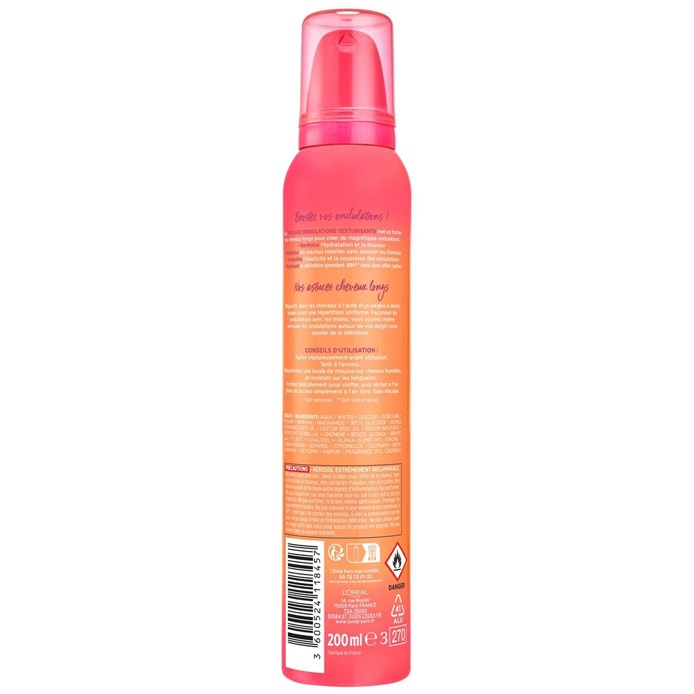L'Oréal Paris Mousse Ondulations pour Cheveux Longs Mousse cheveux longs