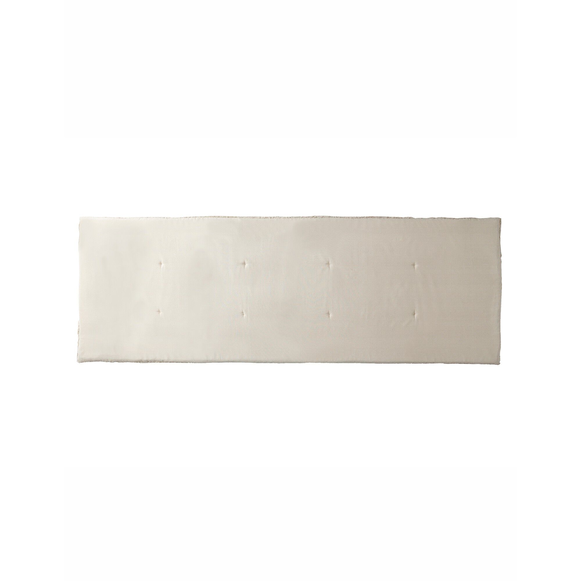 Long coussin de canapé en bouclette sherpa moutonnée