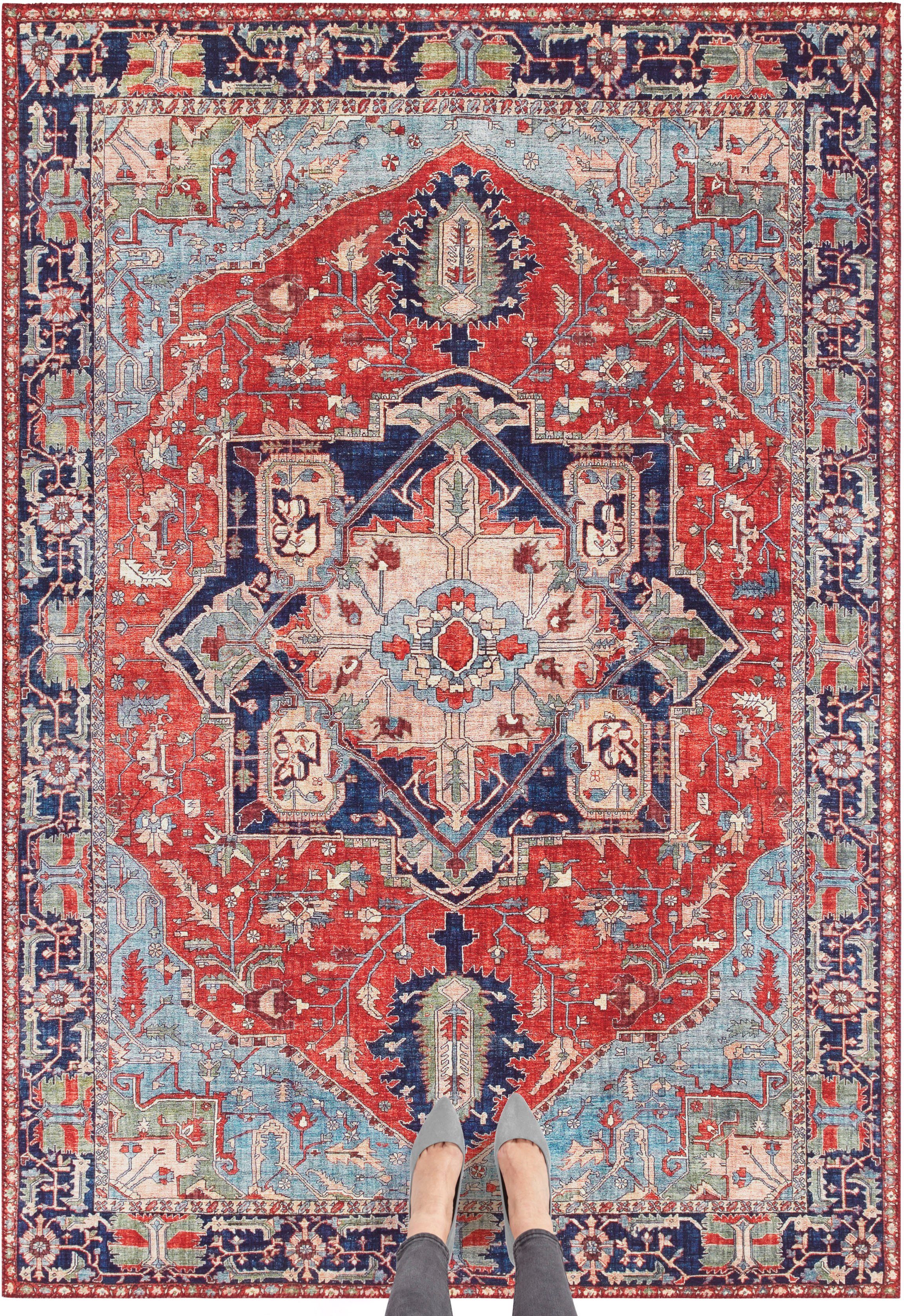 Läufer Hamadan, ELLE DECORATION, rechteckig, Höhe: 5 mm, Orientalisch, Orient, Kurzflor, Wohnzimmer, Schlafzimmer, Esszimmer