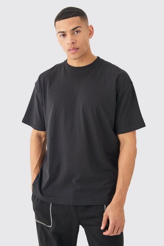 Oversize T-Shirt mit Lippen-Print