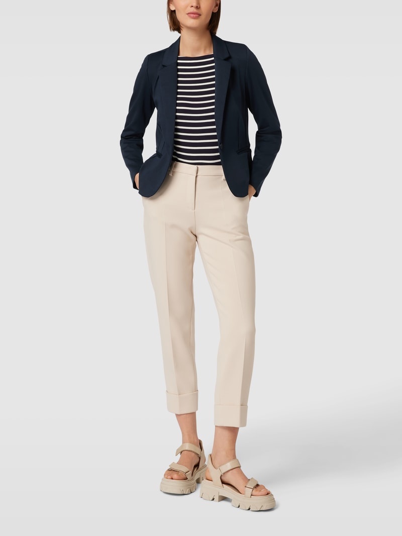 Blazer mit Paspeltaschen in marineblau