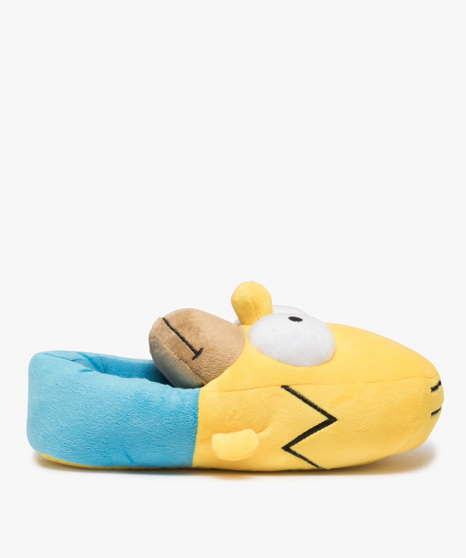 Chaussons homme fantaisie - Les Simpsons jaune | GEMO