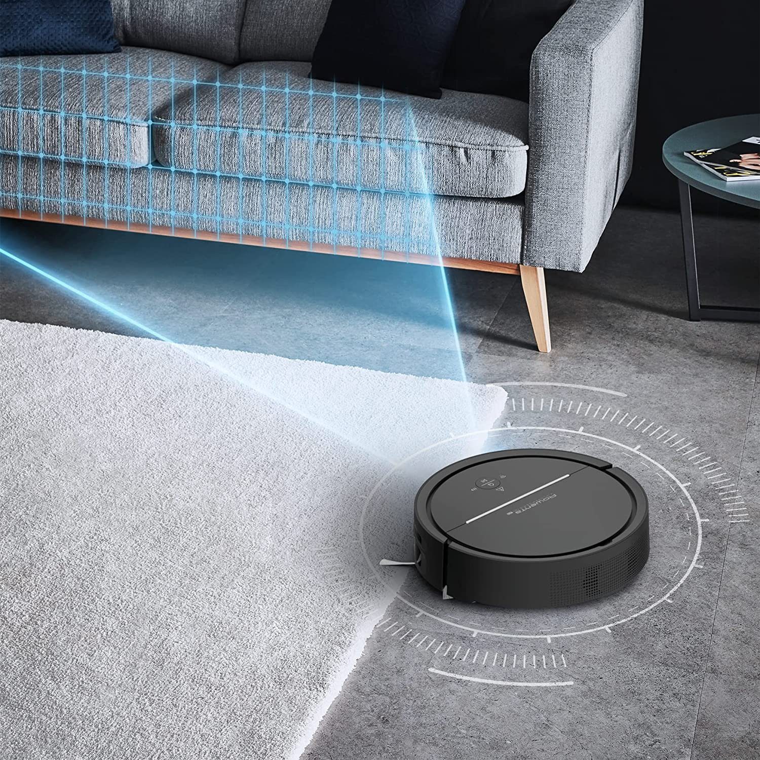 Rowenta Saugroboter X-PLORER SERIE 120 AI, 1450 W, beutellos, LaserPlus Navigation Sauger & Wischmopp Funktion