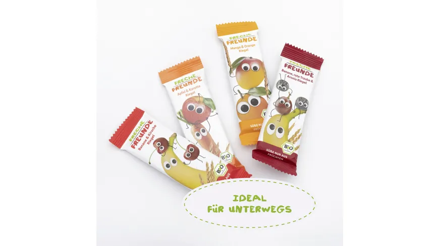 Freche Freunde Bio Riegel Banane & Kirsche 4x23g 92 g