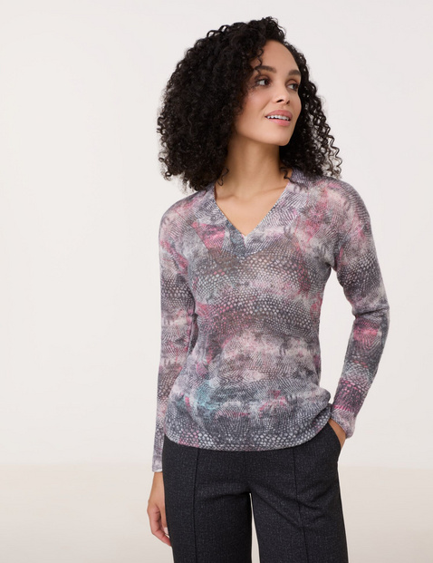 Pullover mit Allover-Muster