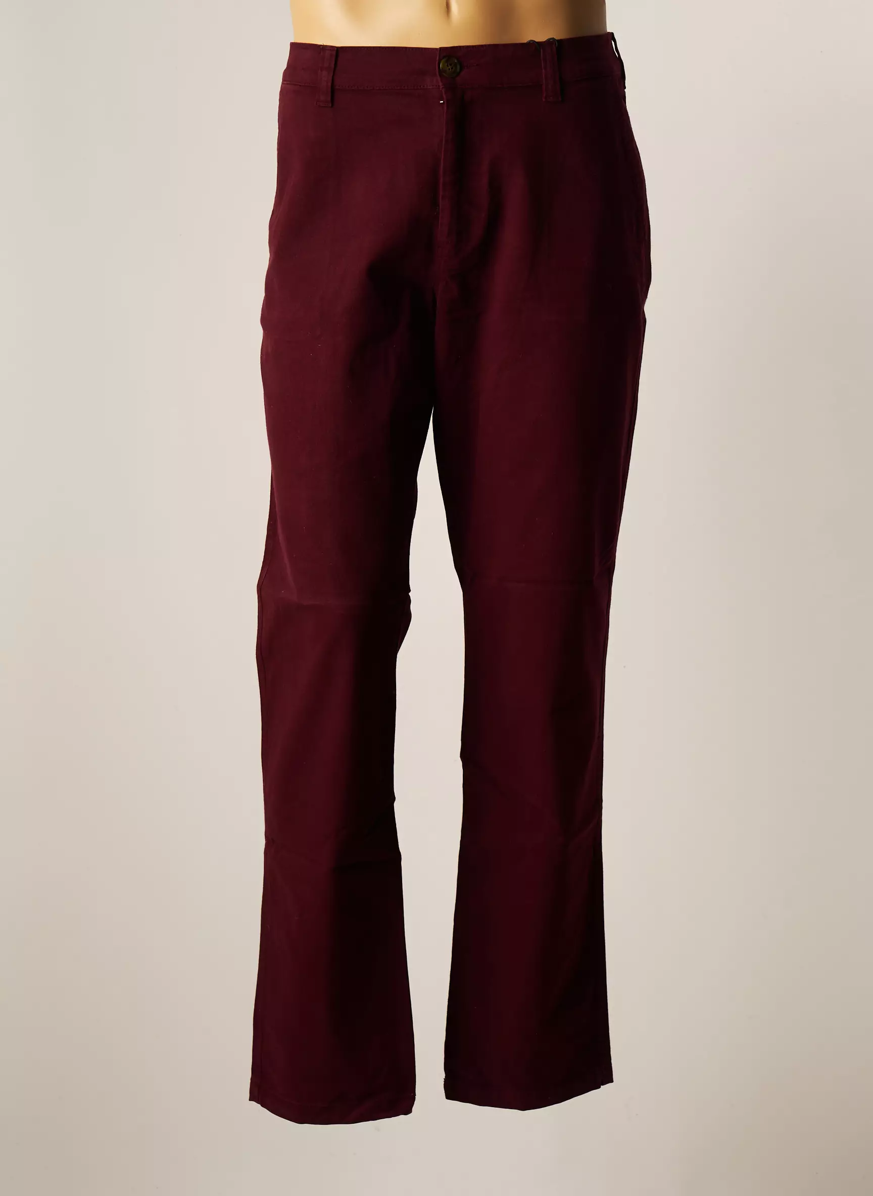 Ruckfield Pantalons Chino Homme couleur rouge
