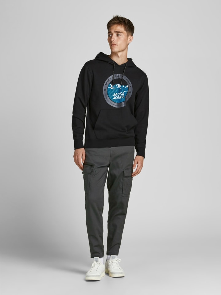 Jack & Jones Chino Cargo Hose JPSTACE JJDEX Work Style Pants in Grau günstig kaufen