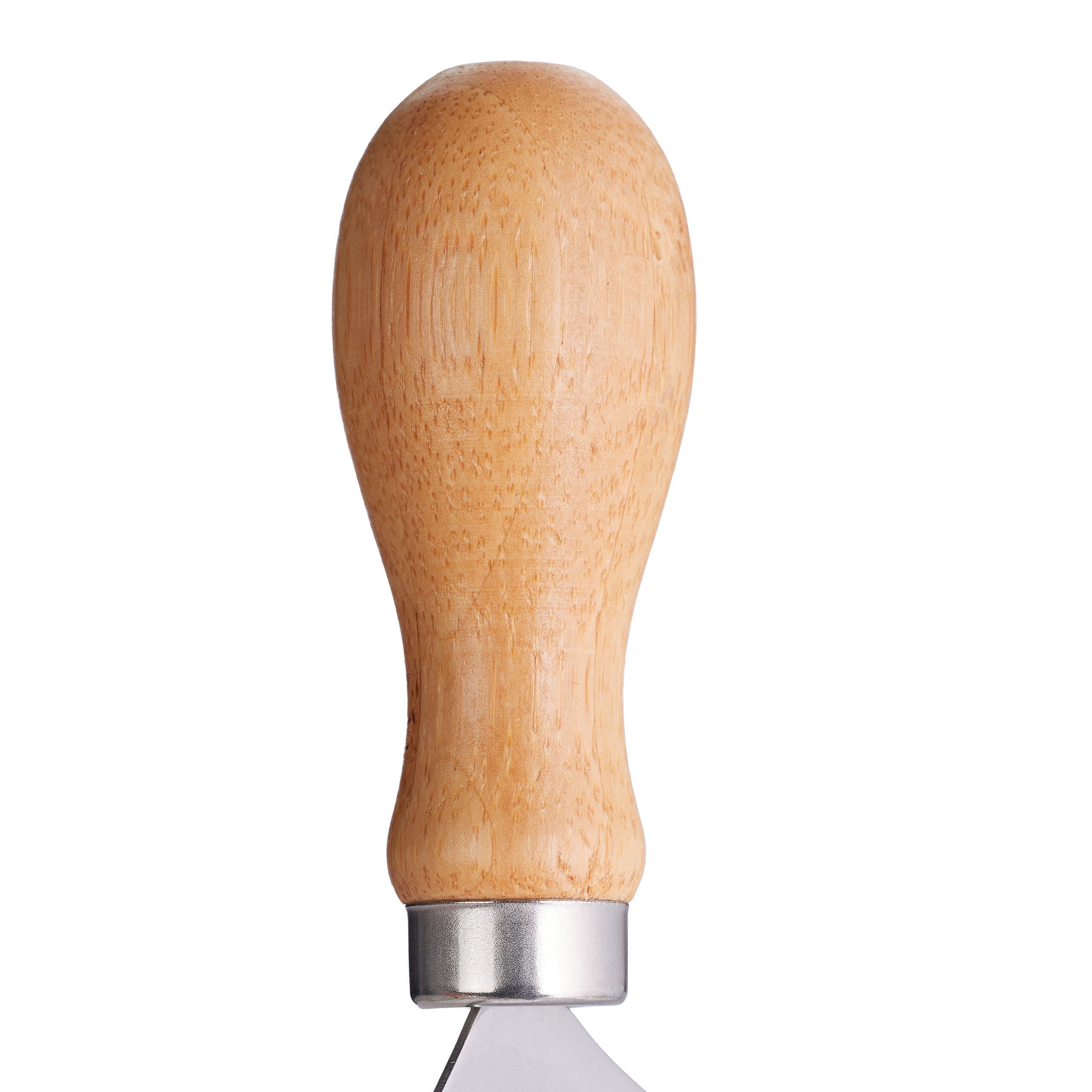 relaxdays Wiegemesser Einschneidiges Wiegemesser mit Brett