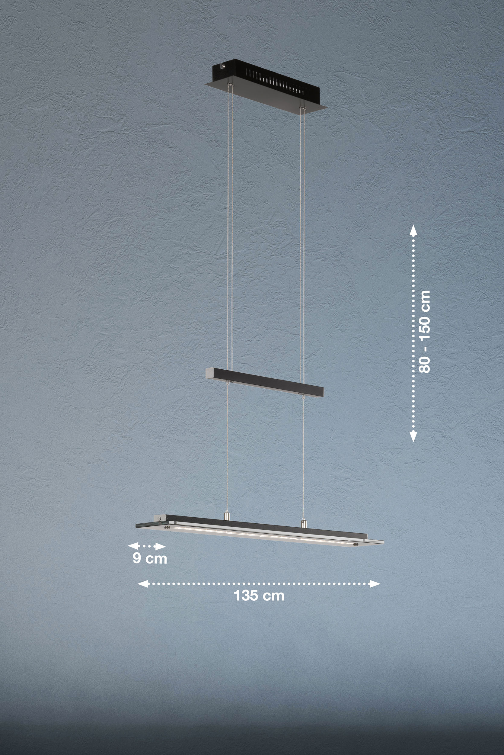 Fischer & HonselLED-Pendelleuchte 1flg