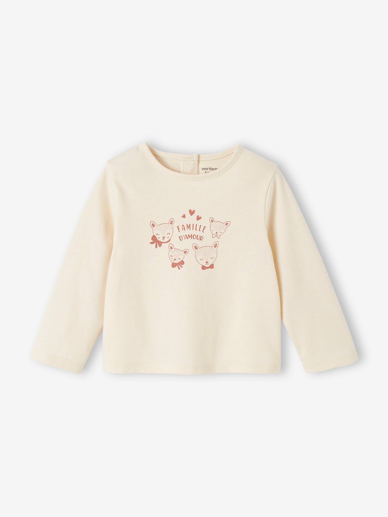 Lot de 2 T-shirts BASICS bébé manches longues jaune