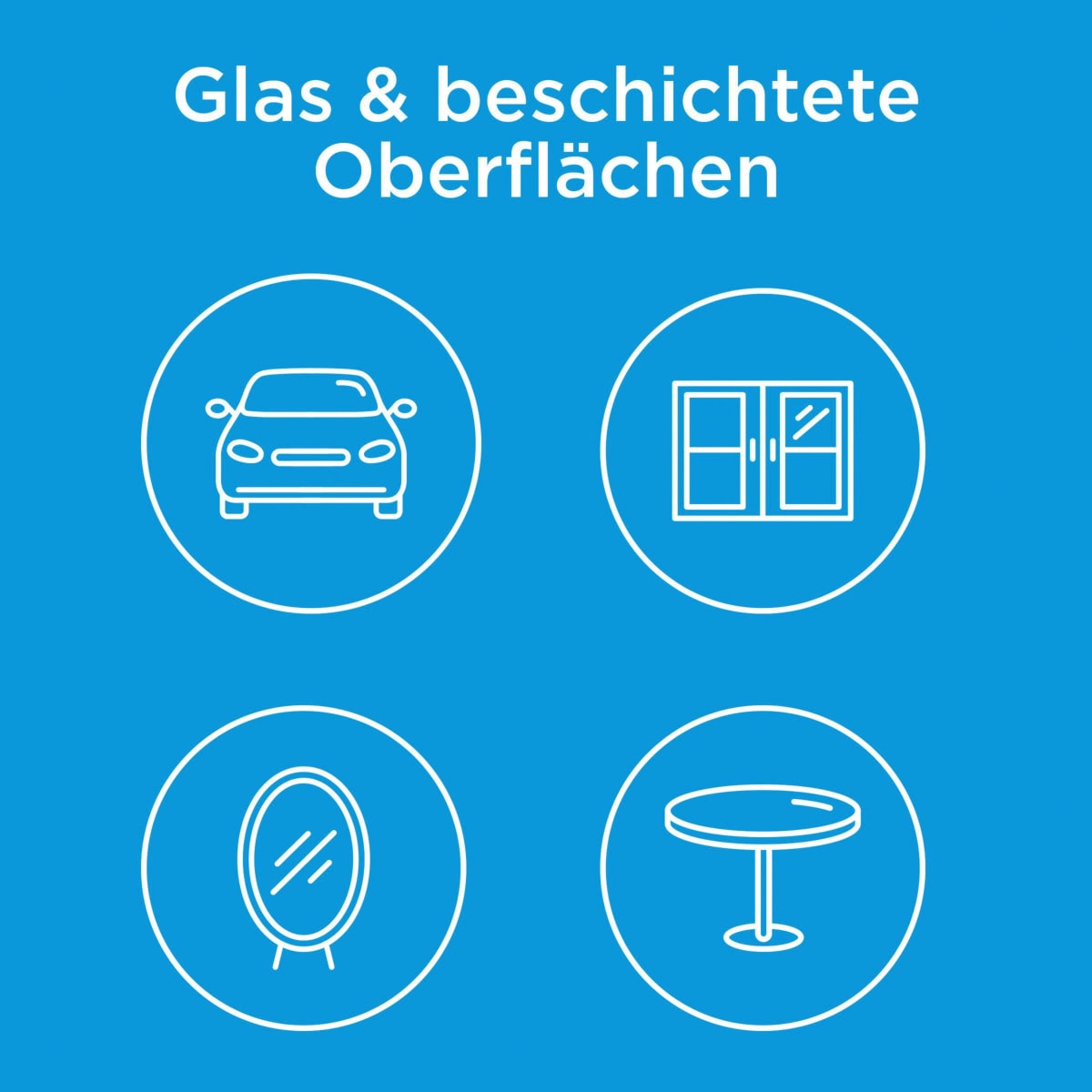 Glasreiniger 3-Fach Aktiv, 500 ml