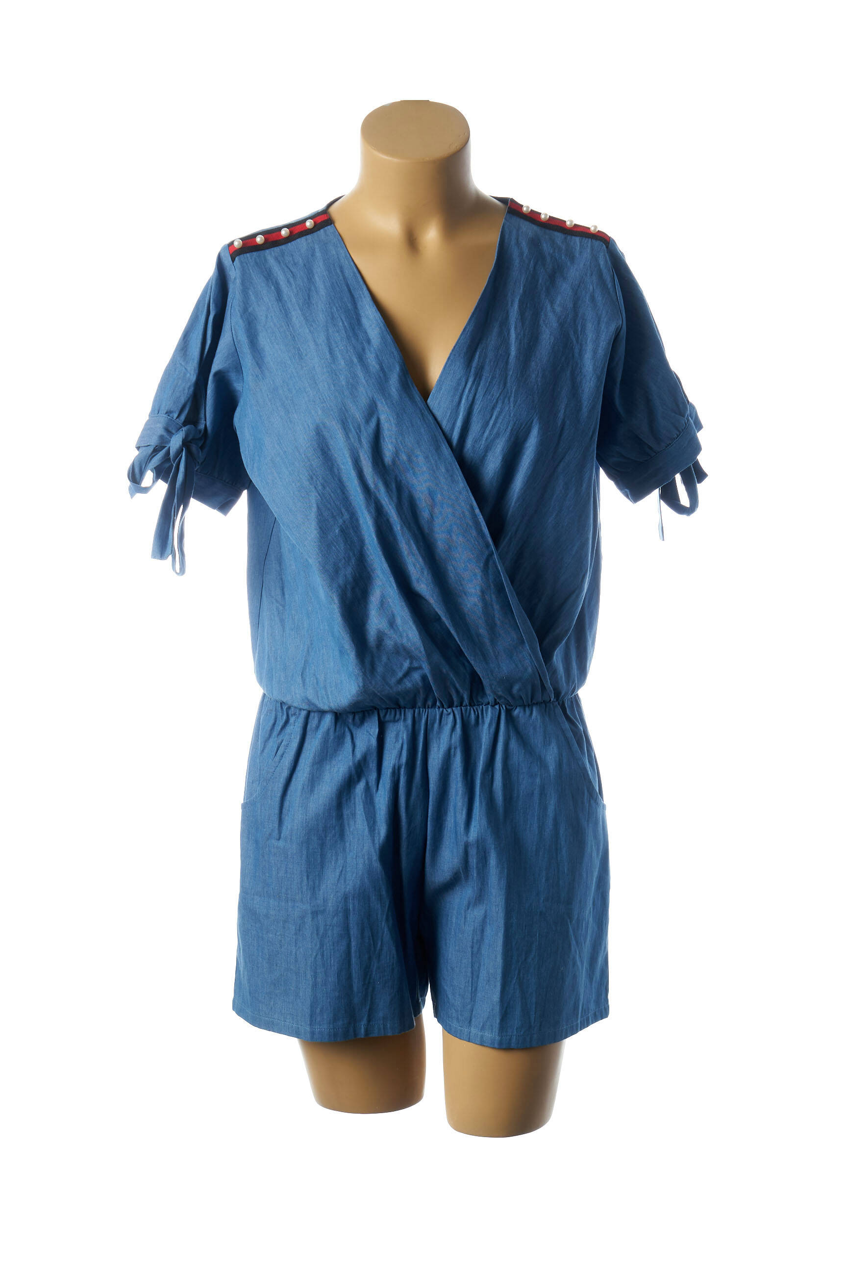 Lili Sidonio Combi Shorts Femme couleur bleu