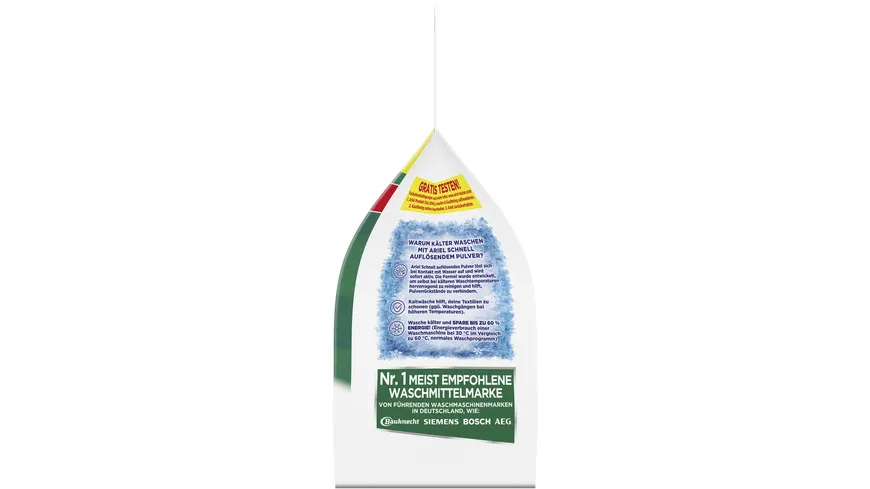 Ariel schnell auflösend Universalpulver 1.2 kg