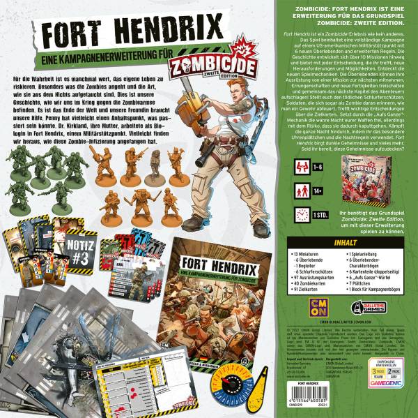 Zombicide 2. Edition – Fort Hendrix (Erw.)