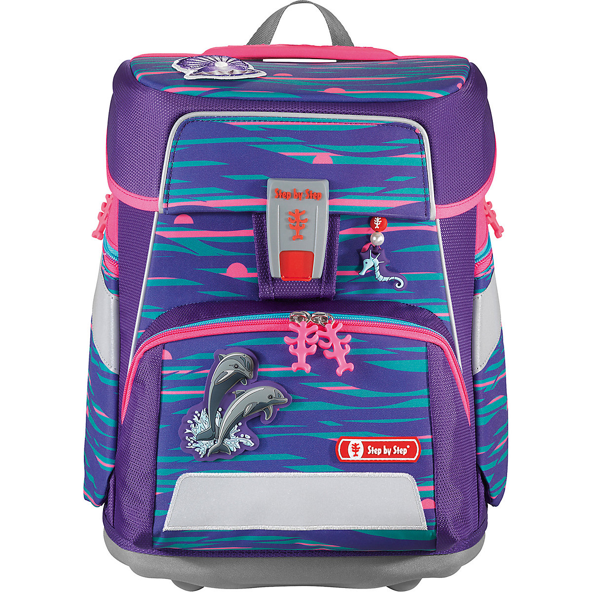 Schulranzenset SPACE Shiny Dolphins, 5-tlg. (2022)