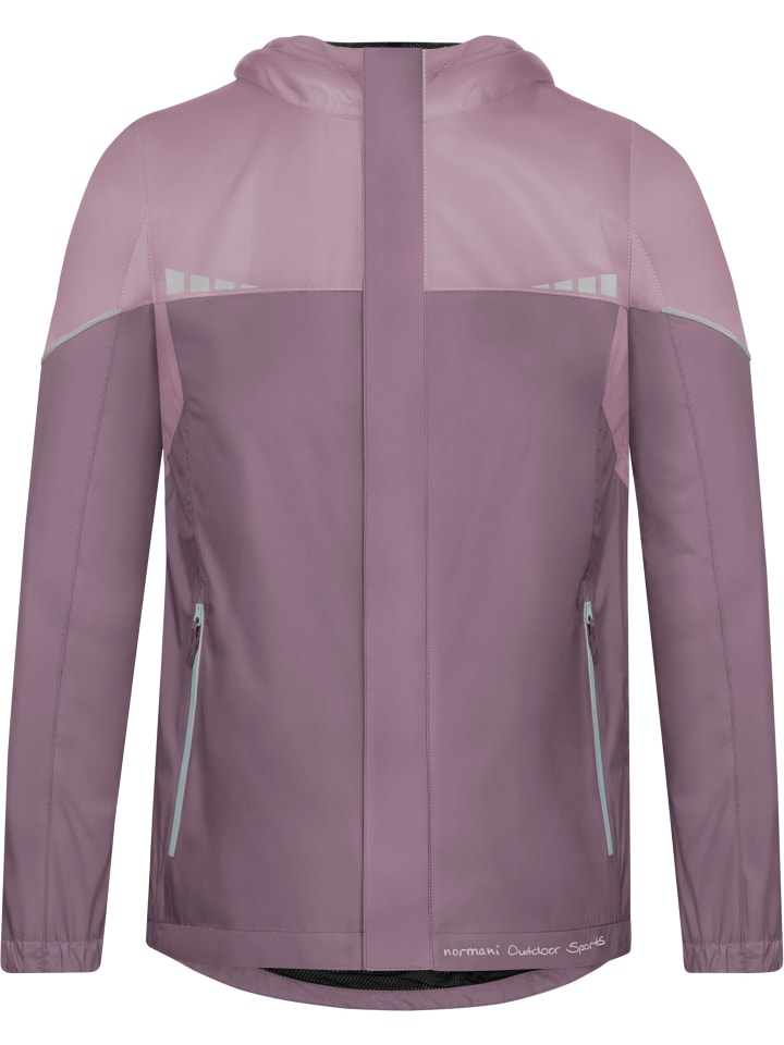 Normani Outdoor Sports Kinder Regenjacke Sointula in Lila/Rosa günstig kaufen