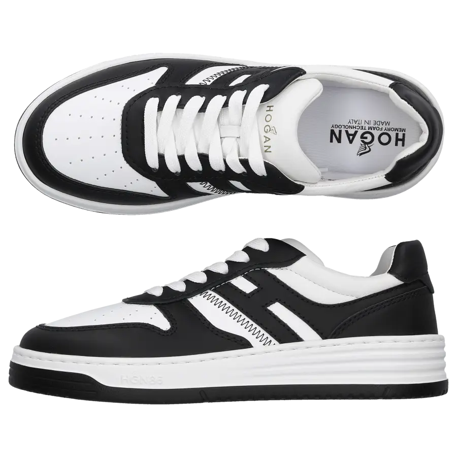 Hogan - Sneaker low H630 Kalbsleder - schwarz