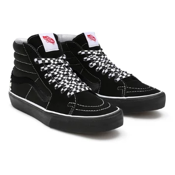 Checkerboard Black Sk8-Hi personalizzate