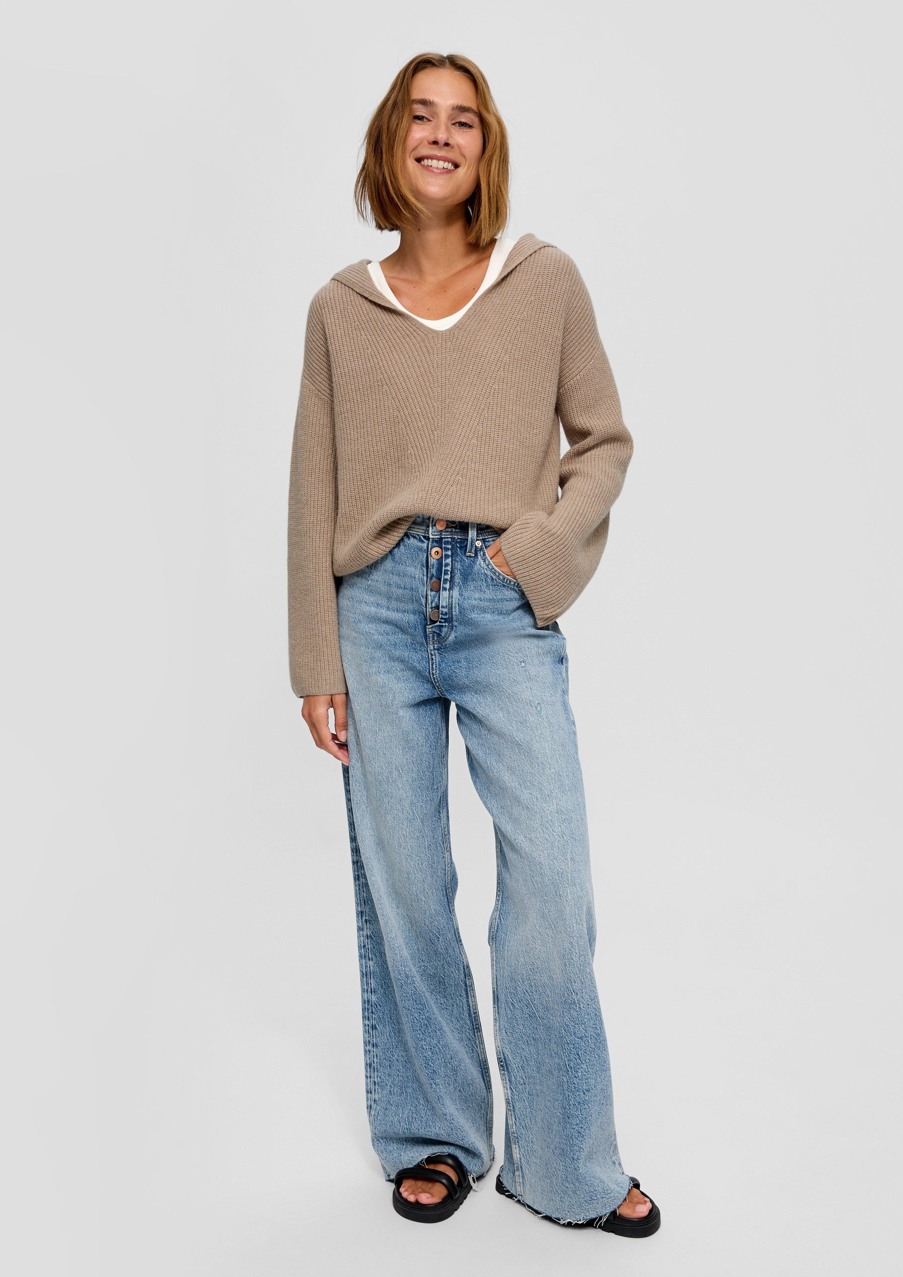 Strickpullover mit Kapuze  2135278-82W2