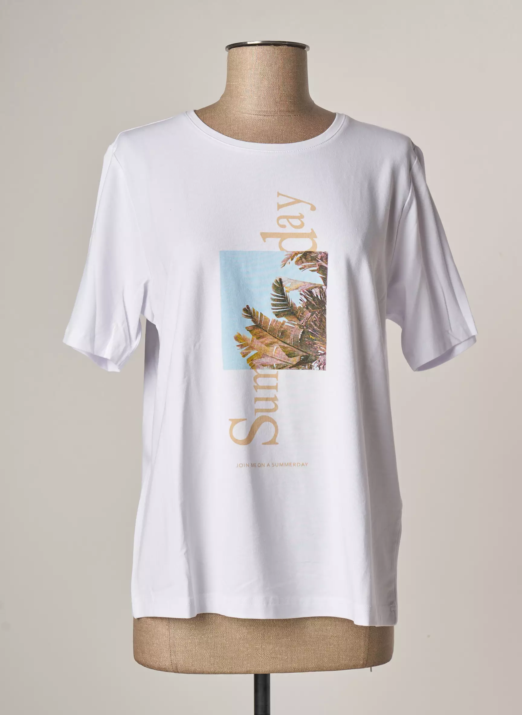Copenhagen Tshirts Femme couleur blanc