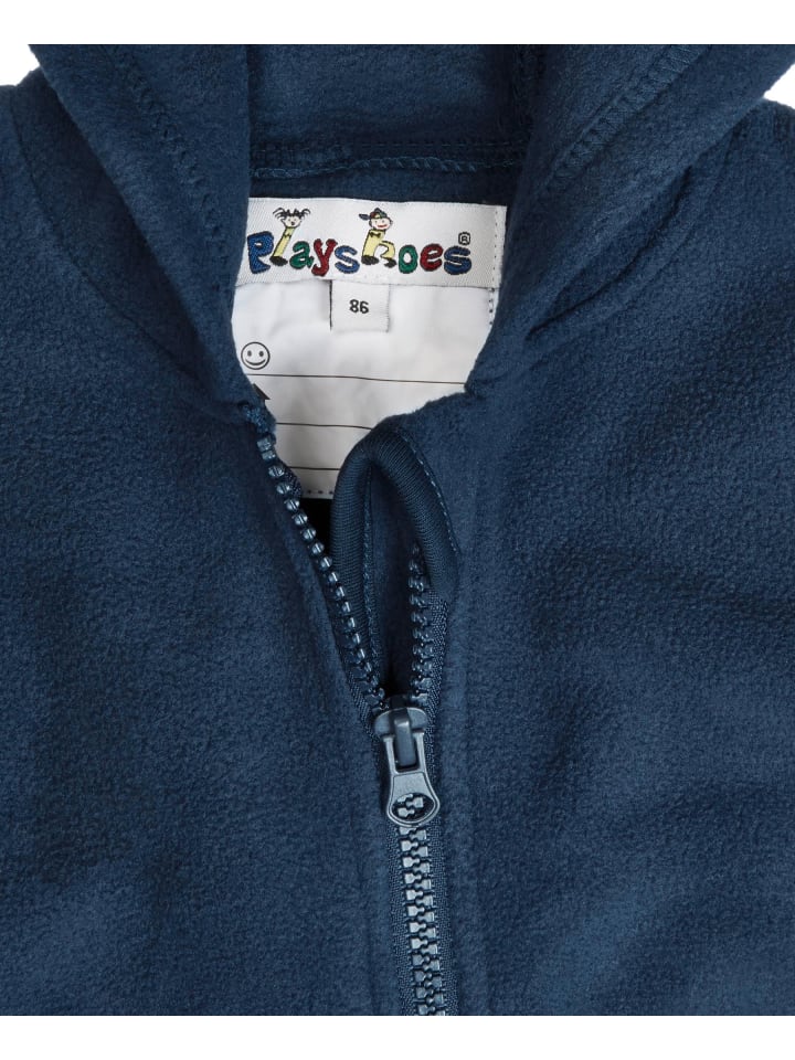 Playshoes Fleece-Overall uni in Marine günstig kaufen