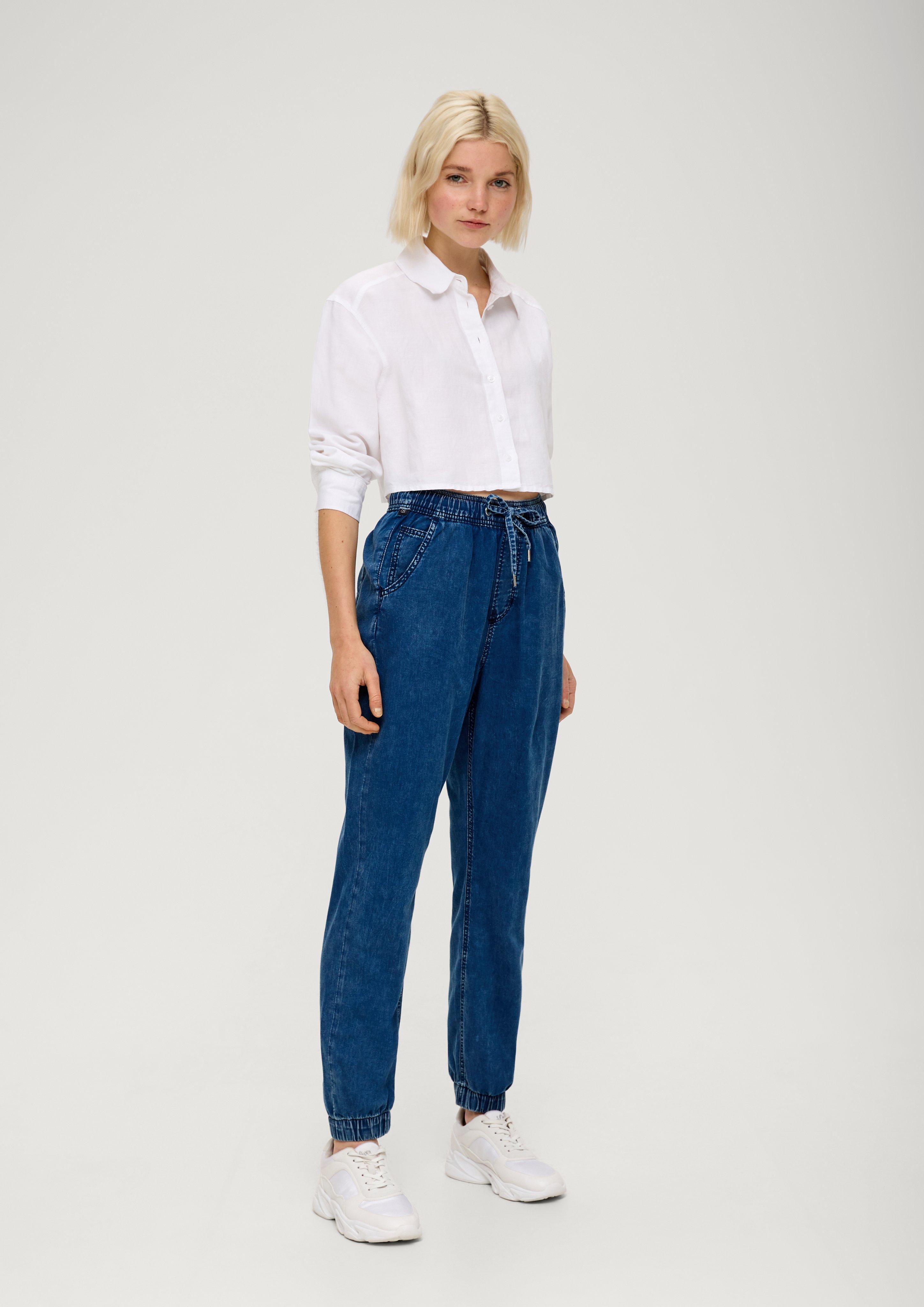 Ankle-Jeans / Relaxed Fit / High Rise / Semi Wide Leg  2131224-59Y2