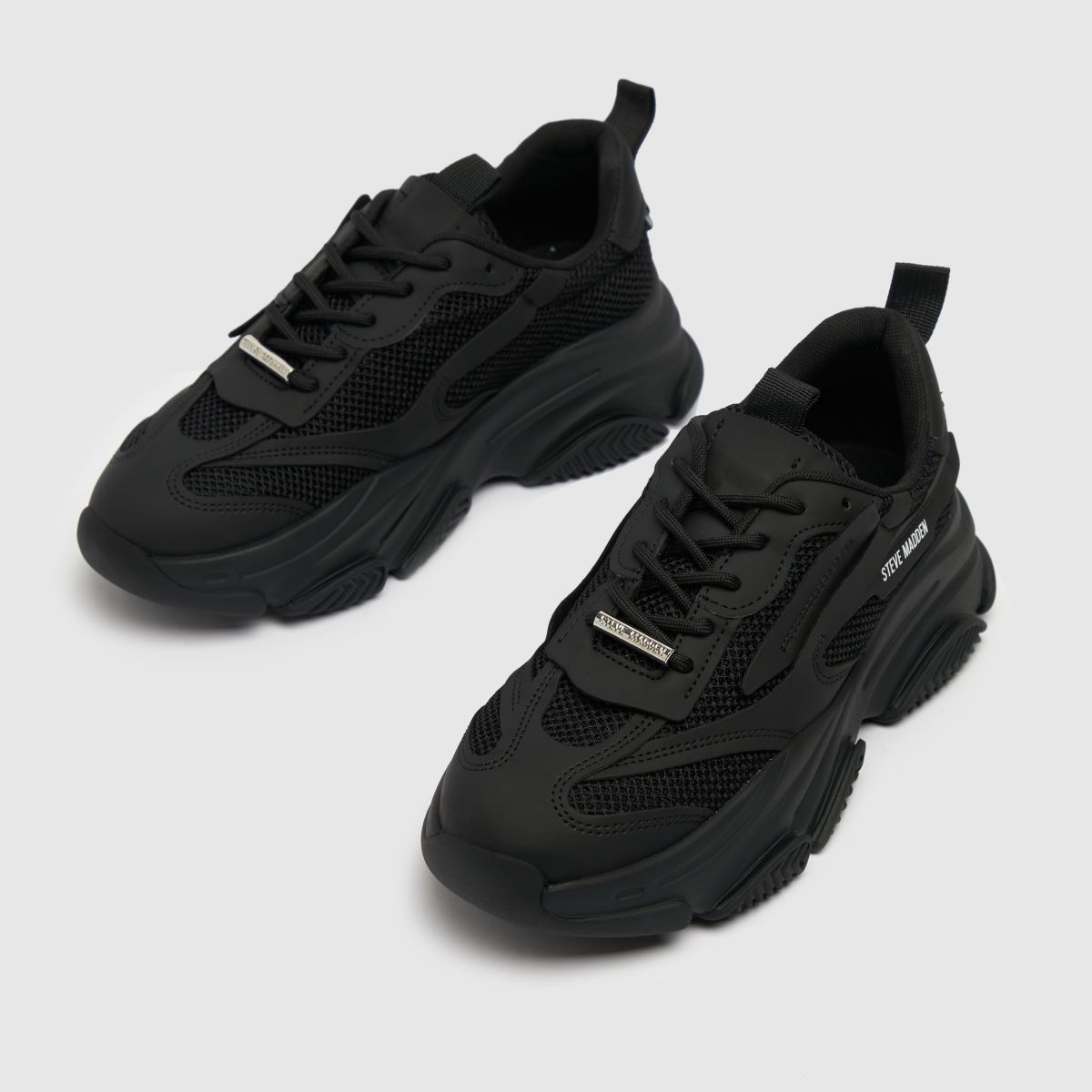 Steve Madden fekete sportcipő birtoklási cipők