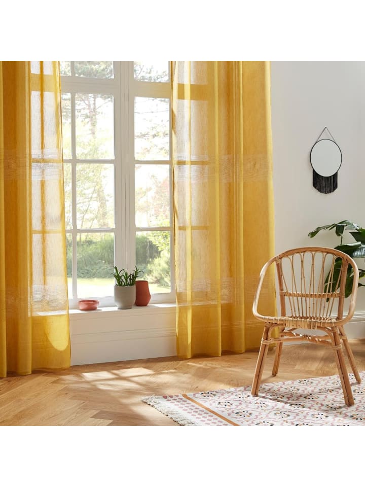 Atmosphera Créateur d'intérieur Vorhang in gelb günstig kaufen onesize