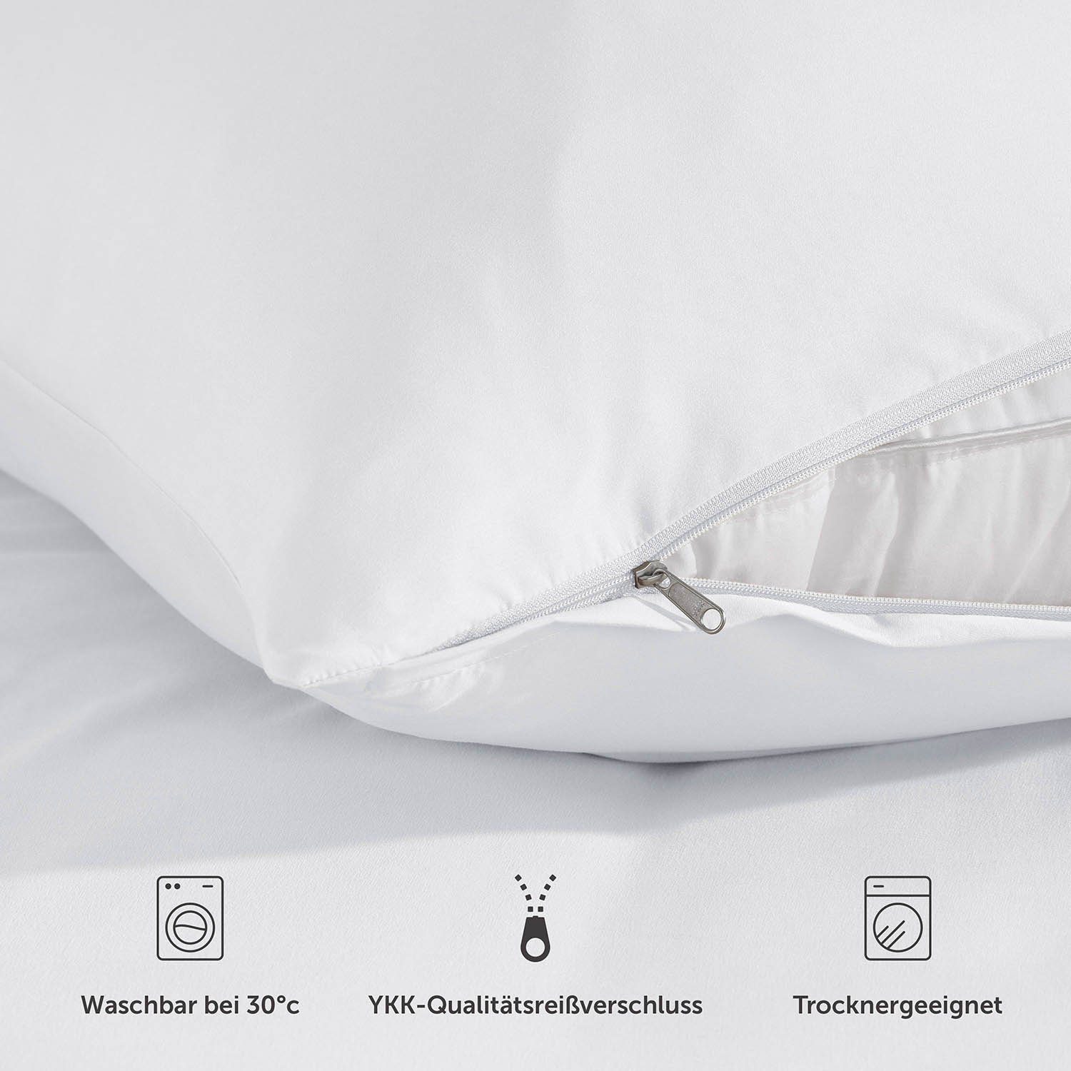 Bettwäsche Blumtal Premium Mikrofaser Wendebettwäsche, OEKO TEX, Blumtal, Weiche & bügelfreie Sommerbettwäsche, Bettbezüge aus feinem Mikrofaser