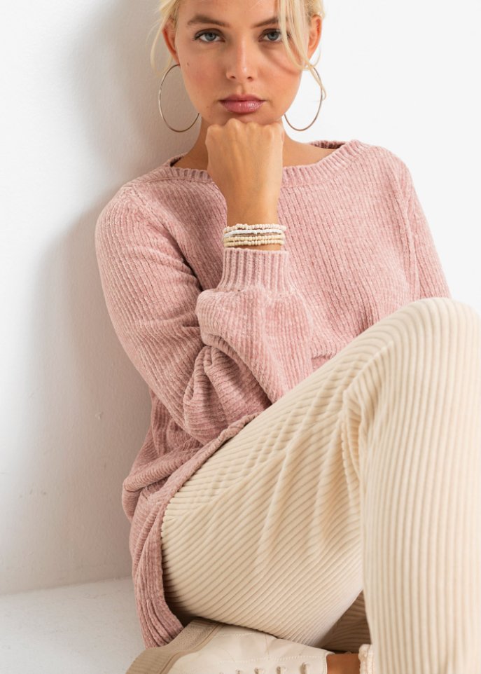 Chenille-Longpullover