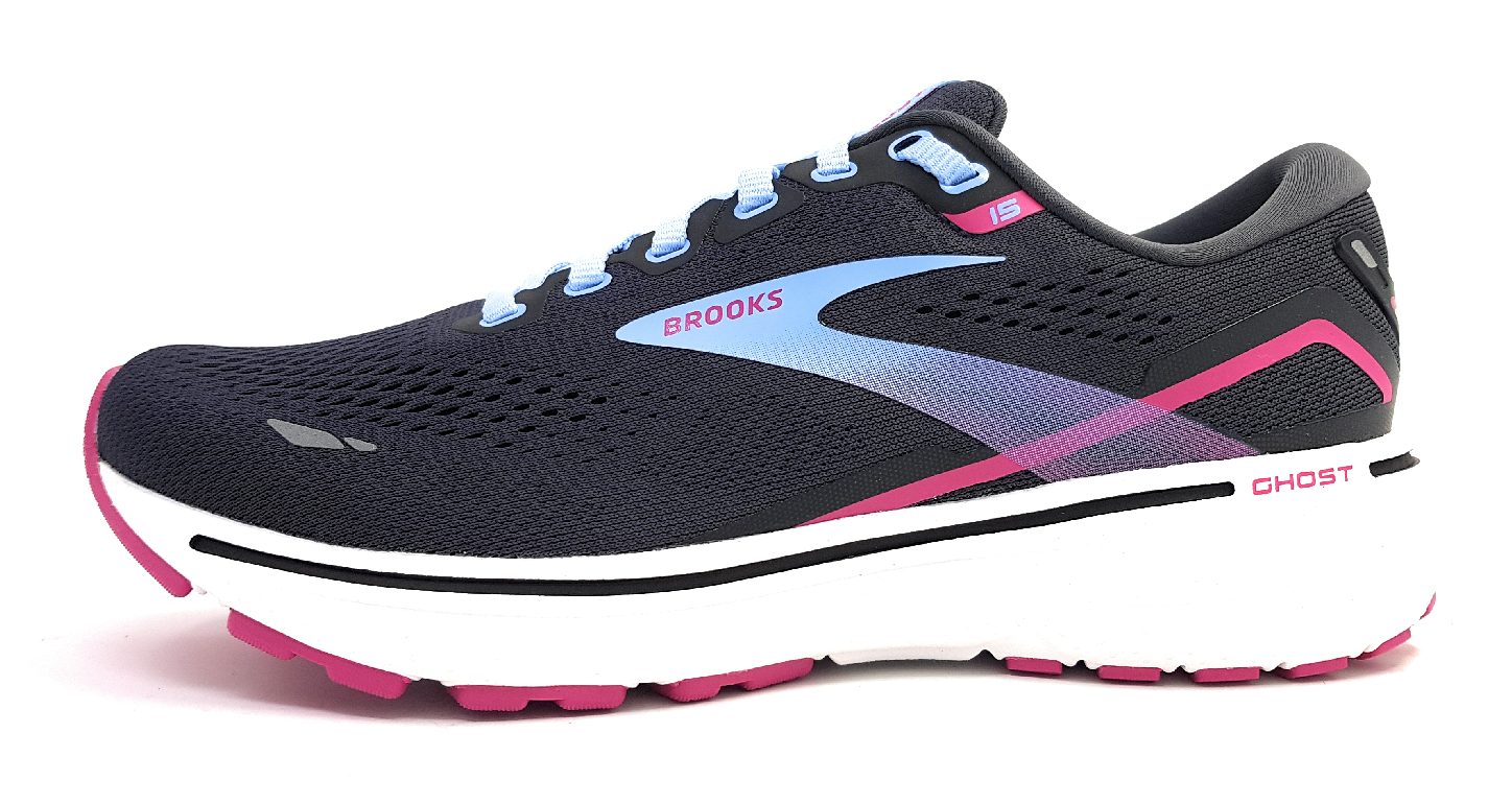 Brooks Ghost 15 1203801B Mehrfarbig 082 Ebony/Air/Lilac