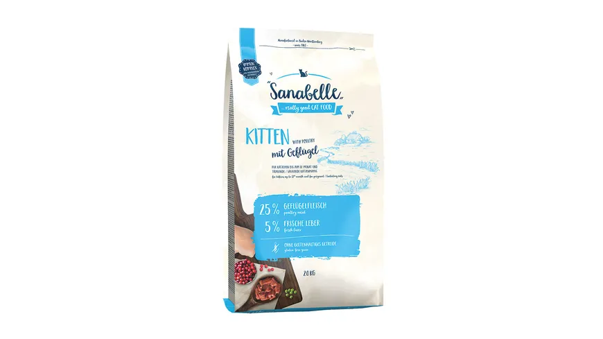 Sanabelle Katzentrockenfutter Kitten 2 kg 2 kg
