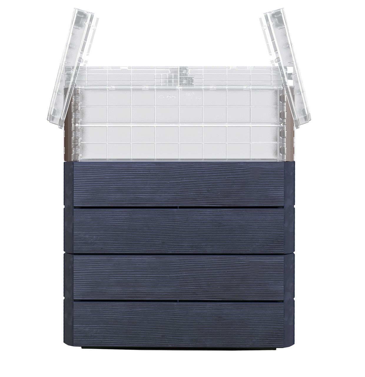Garantia ERGO QUADRO TurboPlus M 85 Hochbeet Wood inkl. Wassersparsystem