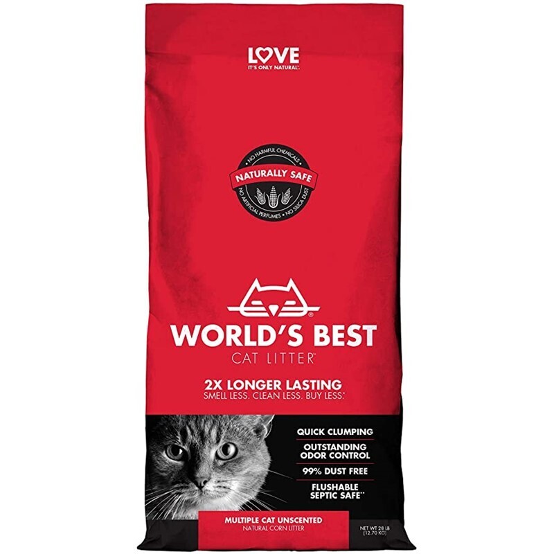 WORLD'S BEST Katzenstreu WORLD'S BEST Cat Litter Multiple 3,18 kg