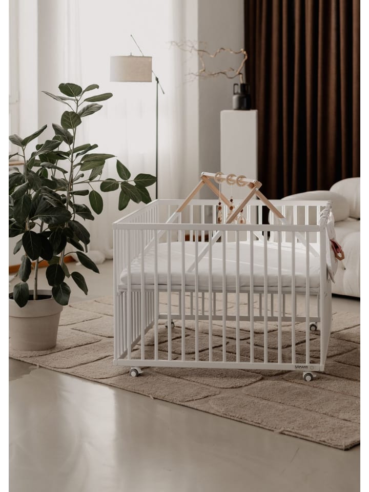 Sämann Sämann Laufgitter faltbar - weiß - Premium Kollektion günstig kaufen 100x100 cm
