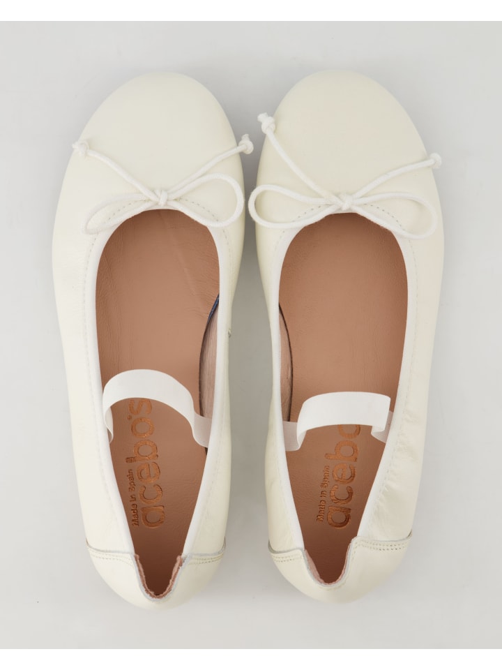acebos shoes Ballerinas in Weiß günstig kaufen