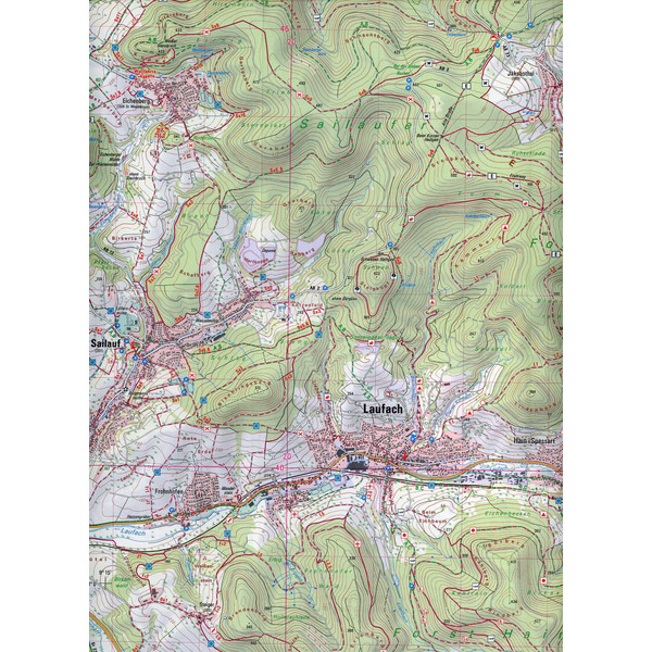 LAUFACH 1:25 000 - Wanderkarte