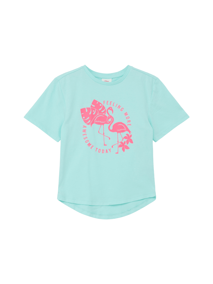 s.Oliver T-Shirt kurzarm in Türkis günstig kaufen