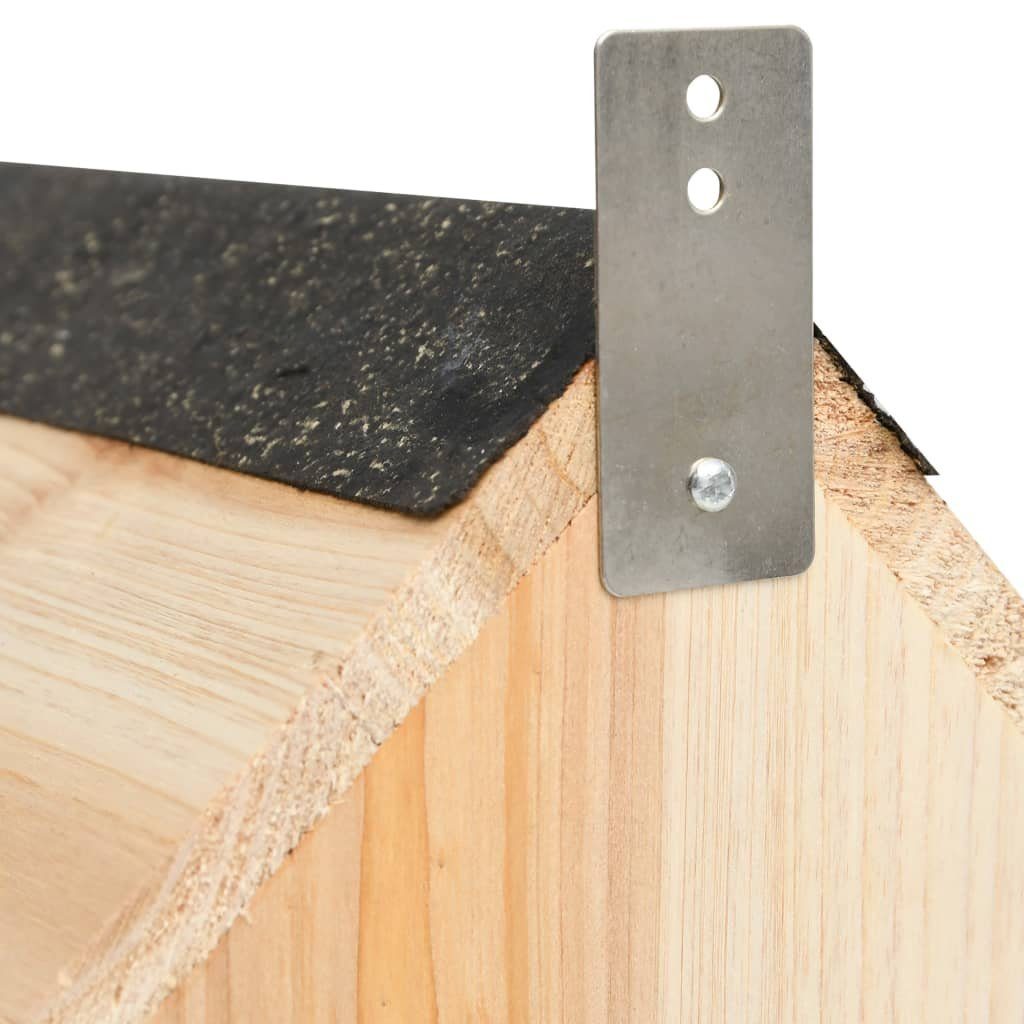 vidaXL Vogelhaus Eichhörnchenhaus Tanne Massivholz 26x25x29 cm Holz