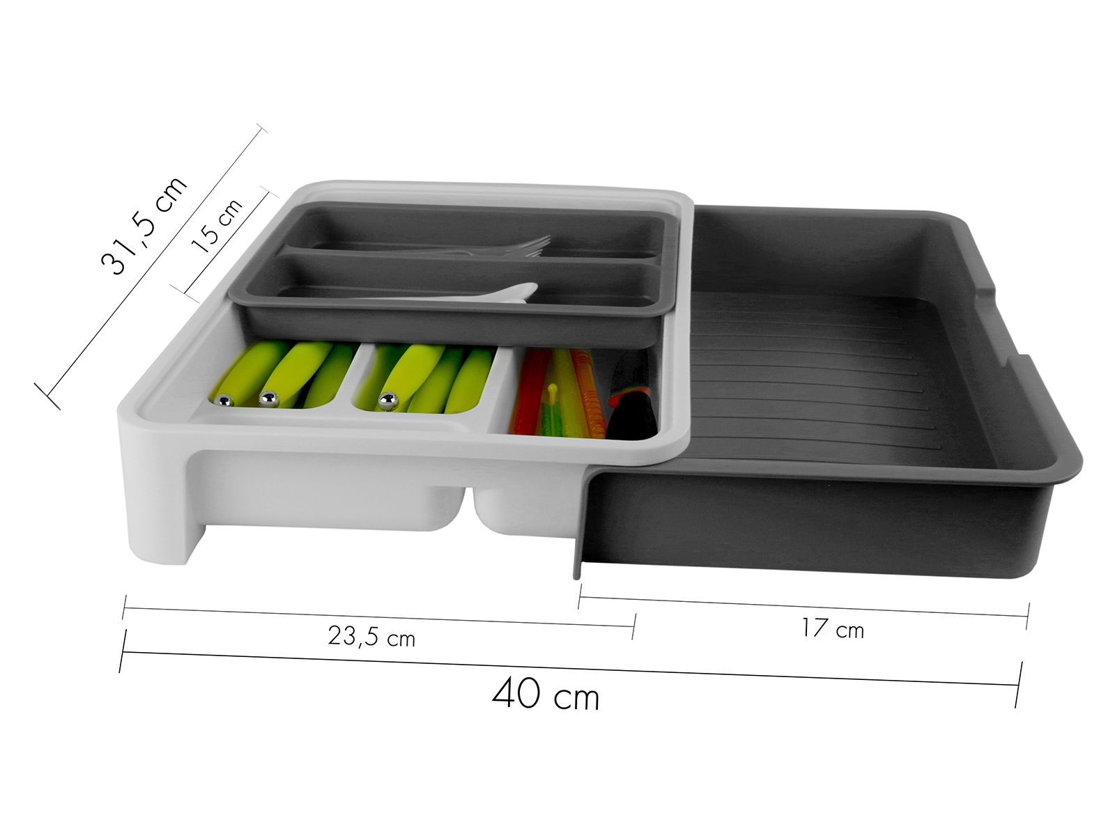 Gimex Besteckkasten verstellbar