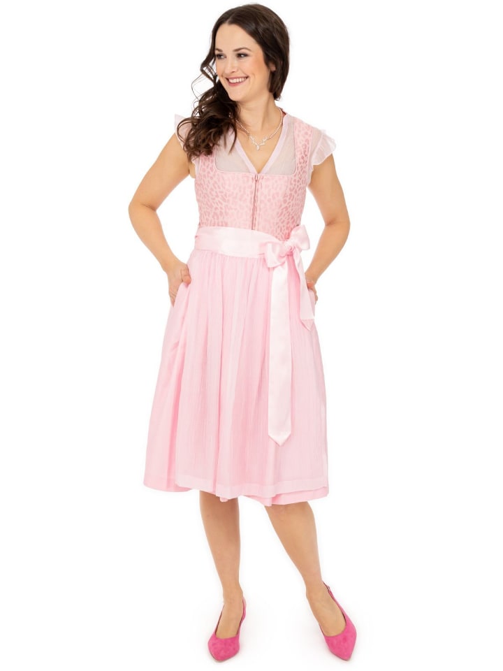 MarJo Midi Dirndl INSINGEN in rosa günstig kaufen