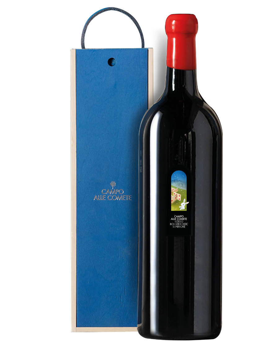 Bolgheri Superiore DOC 2015 Campo alle Comete Jeroboam 3 ℓ, Caisse bois