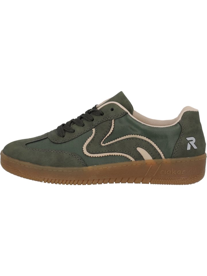 rieker Schnürschuhe in liane/olive/beige günstig kaufen